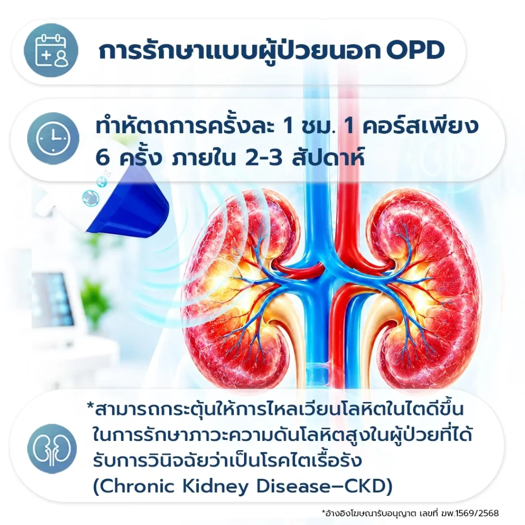 การศึกษานำร่อง: ผลกระทบของการบำบัดด้วยคลื่นกระแทกนอกร่างกายความเข้มต่ำ (ESWT) ที่ไตต่อความดันโลหิตสูงและระดับครีเอตินินในผู้ป่วยโรคไตเรื้อรังระยะ 3a และ 3b
